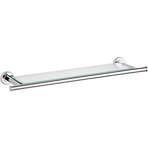 Acrylic Shower Shelf - 600L, Bathroom Wall Shelves