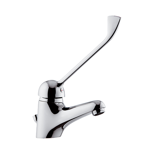 WASHBASIN MIXER WITH CLINICAL SINGLE LEVER AND ANTI LEGIONELLA SYSTEM