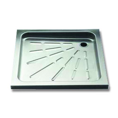 stainless steel shower base cm.80x80