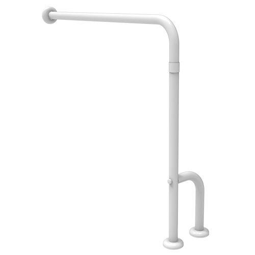 wall-to-floor supporting bar with left-right universal