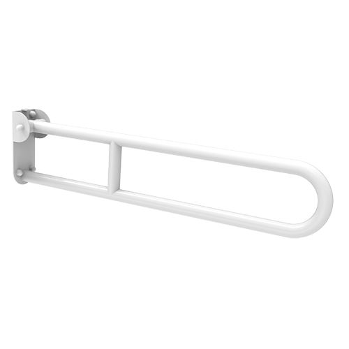 FOLDING SUPPORTING BAR WITH LONG FIXING PLATE AND FRICTION FOR VERTICAL LOCK