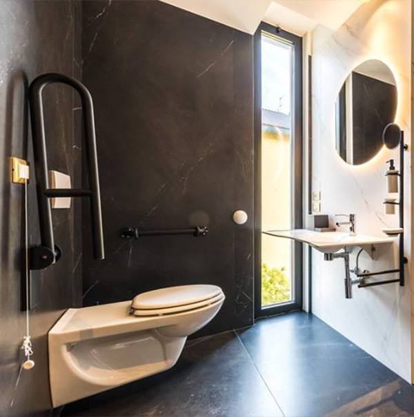 Easy access bathrooms for accommodation facilities