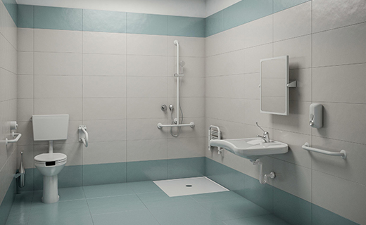 Design and production of bathrooms for hospitals