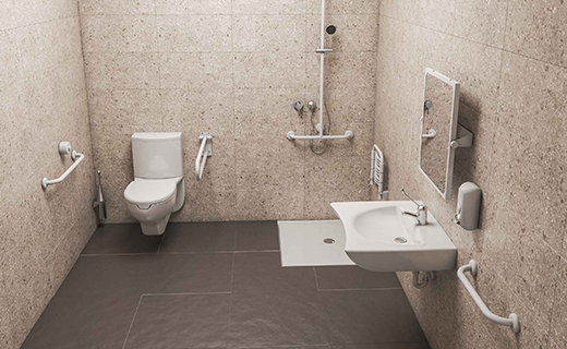 Design and production of bathrooms for hospitals