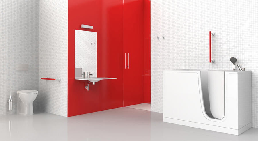 Vasca con porta per anziani Goman Bagni Goman