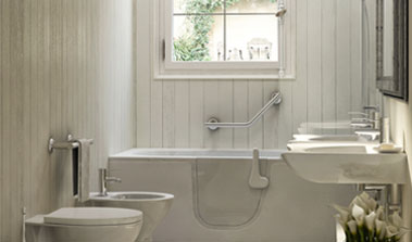 baignoires à porte