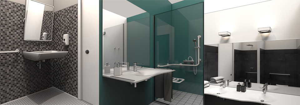 Accessible bathrooms' design