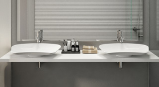 Countertop basin Prime, for hotel