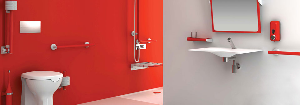 Bathroom accessories Soap holder for bathrooms for disabled.