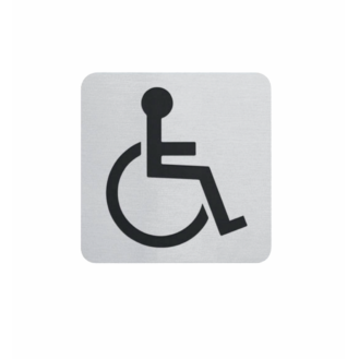 Etichetta bagno persona con disabilità