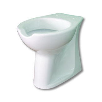 WC-Bidet in Ceramica Serie Open Scarico Universale