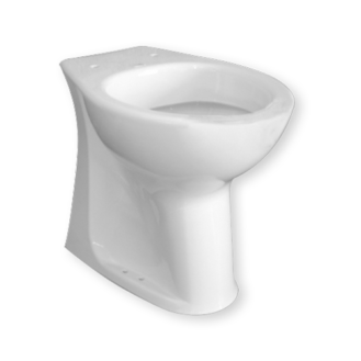 WC in Ceramica Serie Open Alto Scarico Universale
