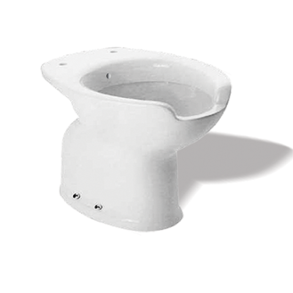 WC in Ceramica con Erogazione Bidet - Scarico a Terra