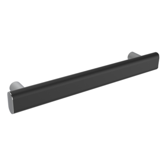 Maniglia Di Sicurezza Serie Shade cm. 50 Nero Opaco/Cromo