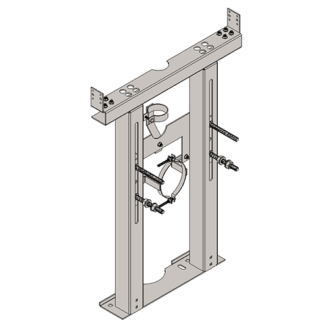 Supporto per WC Monoblocco Sospeso per Pareti in Cartongesso