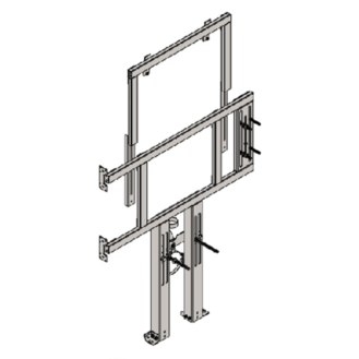 Supporto per WC Sospeso e Barra Ribaltabile Dx/Sx e Cassetta Universale per Pareti in Cartongesso