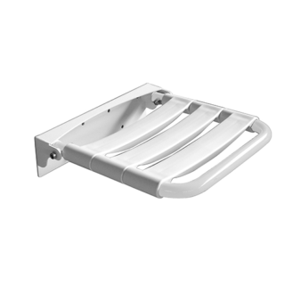 Seggiolino ribaltabile per doccia inox 304 - bianco antibatterico