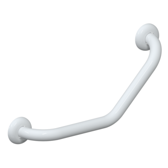 Maniglia a 45° cm. 25X25 Bianco Antibatterico