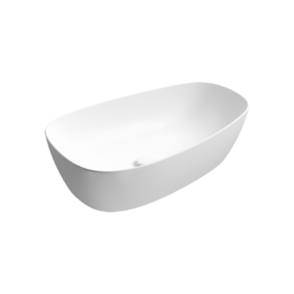 Lavabo da appoggio Kontra 821 - bianco opaco